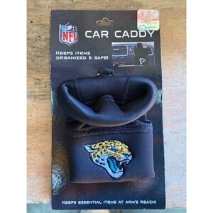 NFL Jacksonville Jaguars Car Caddy Organizer Cell Phone Holder Sunglasses Pens